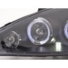 Headlight set Ford Focus 98 01 black