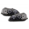 Headlight set Honda Civic Coupe Civic 4 door 99 00 black