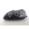 Headlight set Honda Civic Coupe Civic 4 door 99 00 black