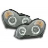 Headlight set Mercedes C Class type W203 00 07 black
