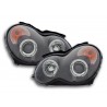 Headlight set Mercedes C Class type W203 00 07 black for right hand drive