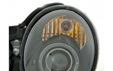 Headlight set Mercedes CLK type W208 98 02 black