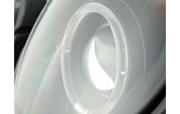 Headlight set Mercedes CLK type W208 98 02 black