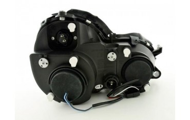 Headlight set Mercedes CLK type W208 98 02 black