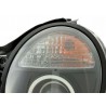 Headlight set Mercedes E Class type W210 95 98 black for right hand drive