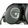 Headlight set Mercedes E Class type W210 95 98 black for right hand drive