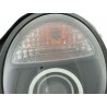 Headlight set Mercedes E Class type W210 99 01 black