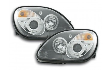 Headlight set Mercedes SLK type R170 96 02 black