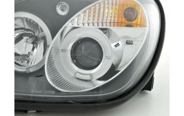 Headlight set Mercedes SLK type R170 96 02 black