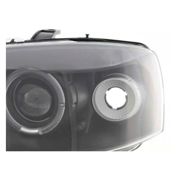 Headlight set Opel Astra G 98 03 black