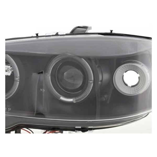 Headlight set Opel Astra G 98 03 black