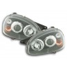 Headlight set Opel Corsa B 94 00 black
