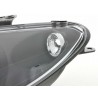 Headlight set Peugeot 206 98 03 black