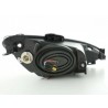 Headlight set Peugeot 206 98 03 black