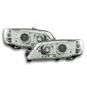 Headlight set Peugeot 306 93 96 chrome