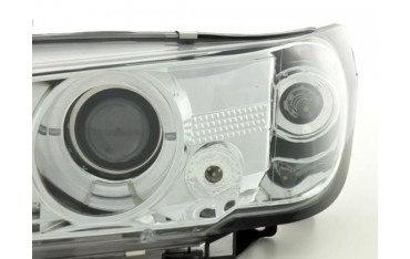 Headlight set Peugeot 306 93 96 chrome
