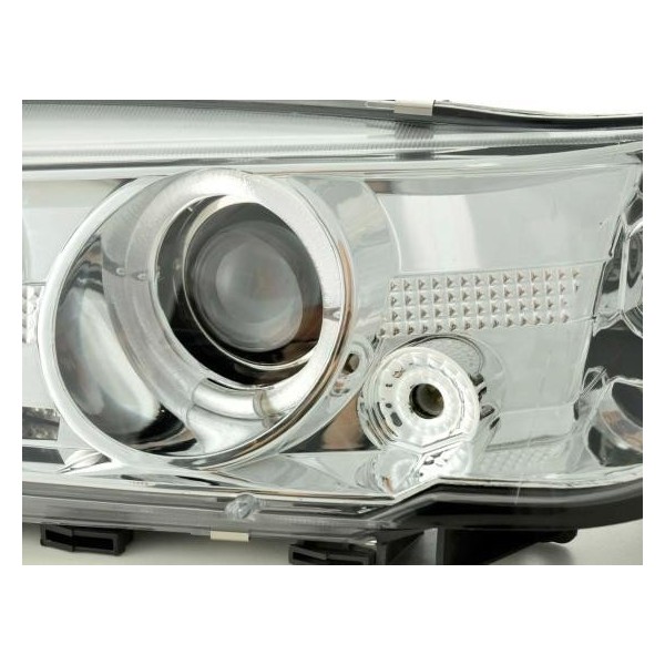 Headlight set Peugeot 306 93 96 chrome