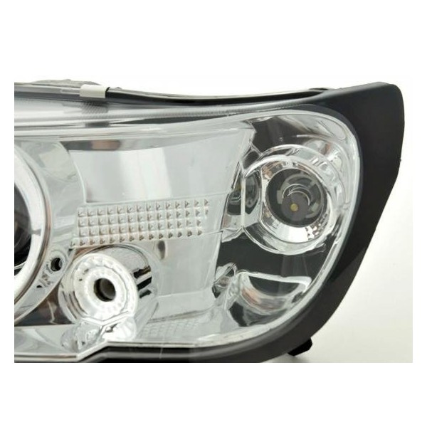 Headlight set Peugeot 306 93 96 chrome