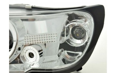 Headlight set Peugeot 306 93 96 chrome