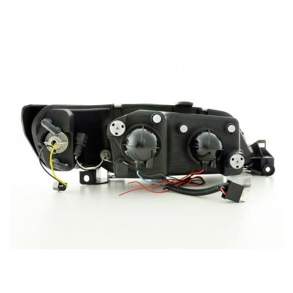 Headlight set Peugeot 306 93 96 chrome