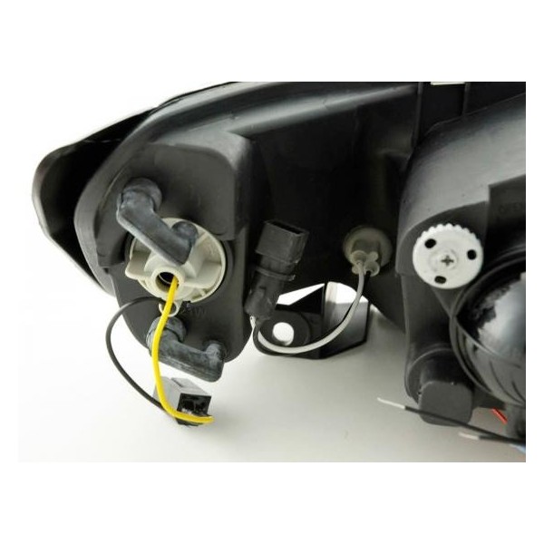 Headlight set Peugeot 306 93 96 chrome