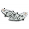 Headlight set Peugeot 307 01 06 chrome