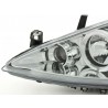 Headlight set Peugeot 307 01 06 chrome
