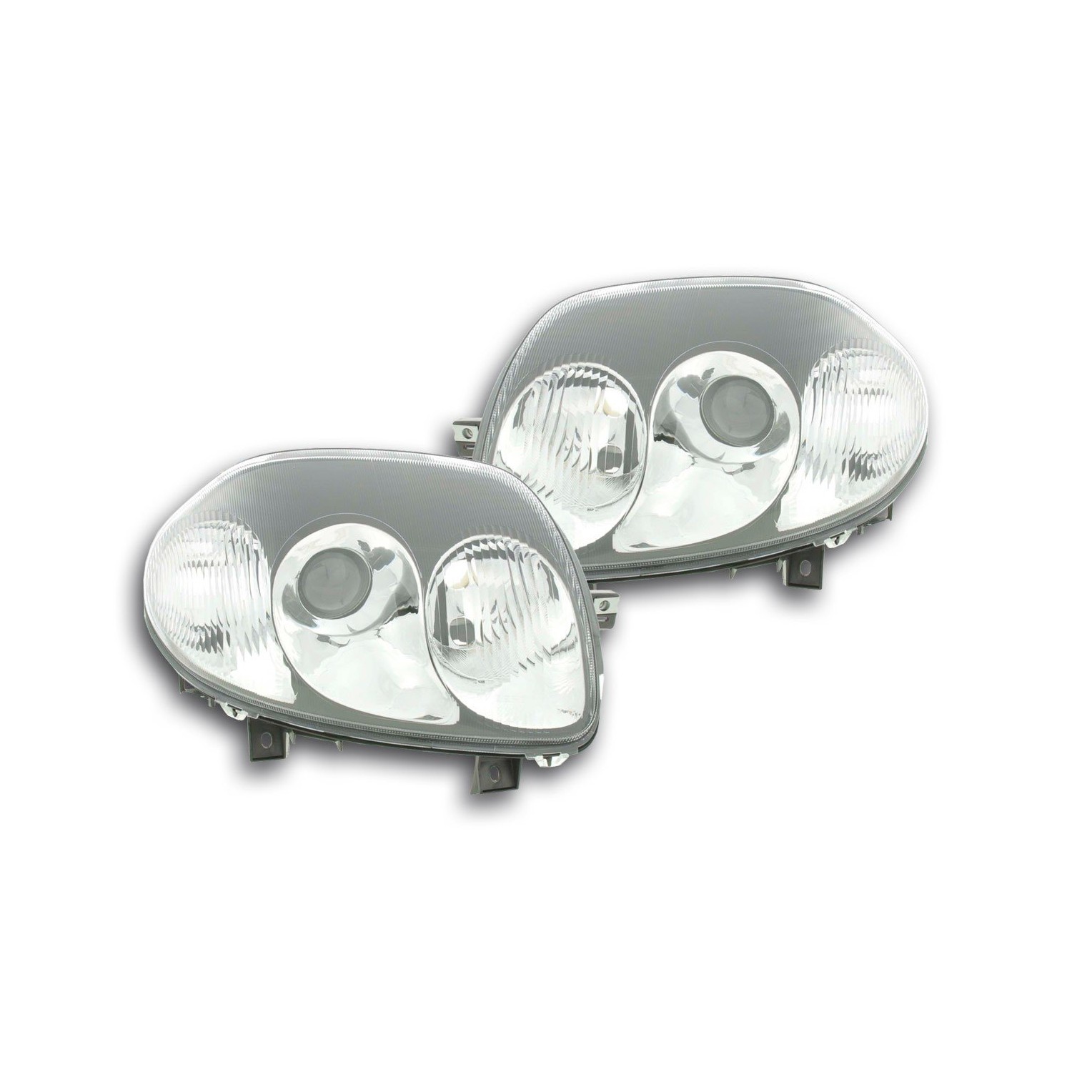 Headlight Renault Clio type B 98 01 black