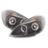 Headlight set Renault Clio Type R 05 08 black