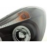 Headlight set Renault Clio Type R 05 08 black