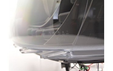 Headlight set Daylight LED daytime running lights VW Bus T5 from 2009 black