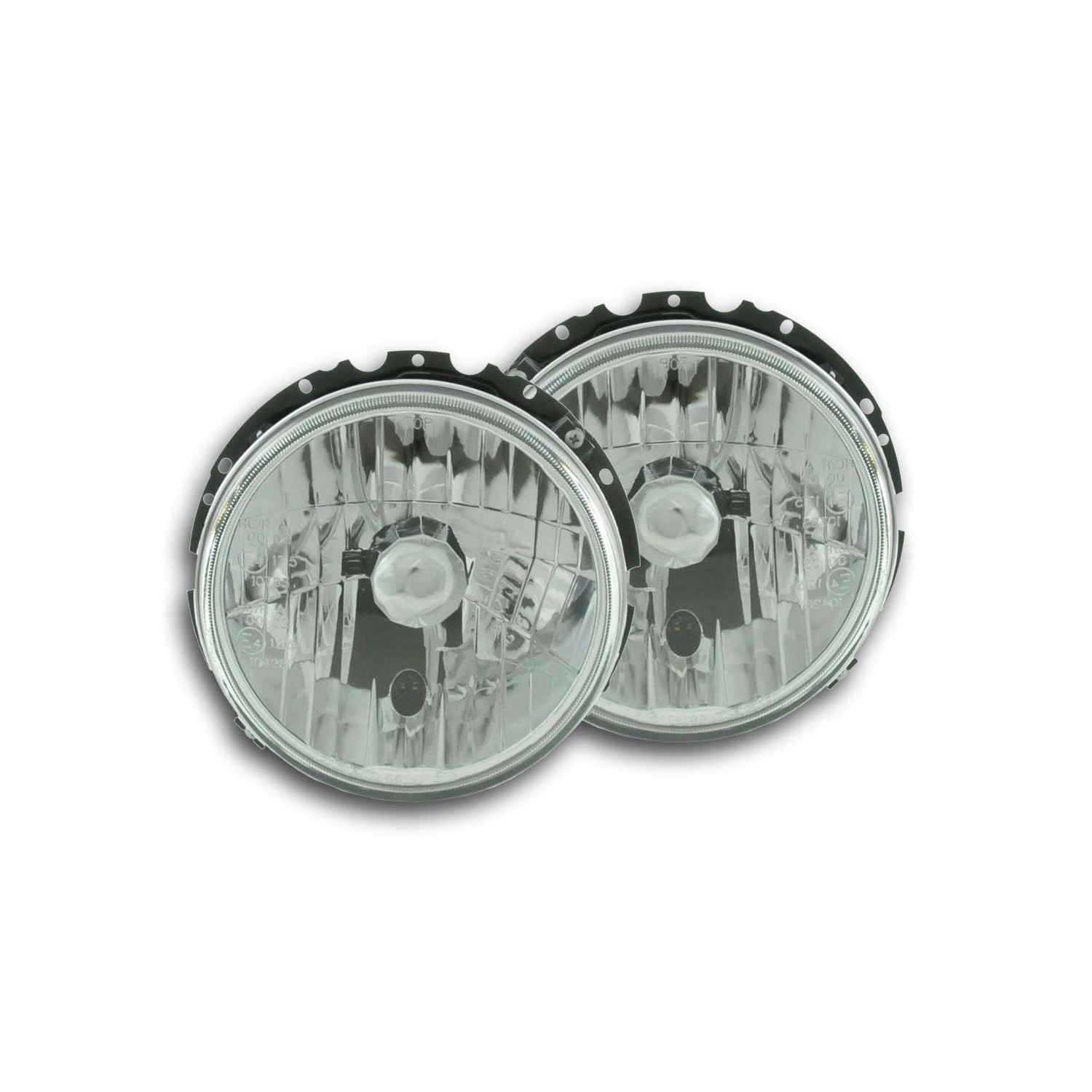 Headlights VW Golf 1 type 17 74 83 crystal chrome