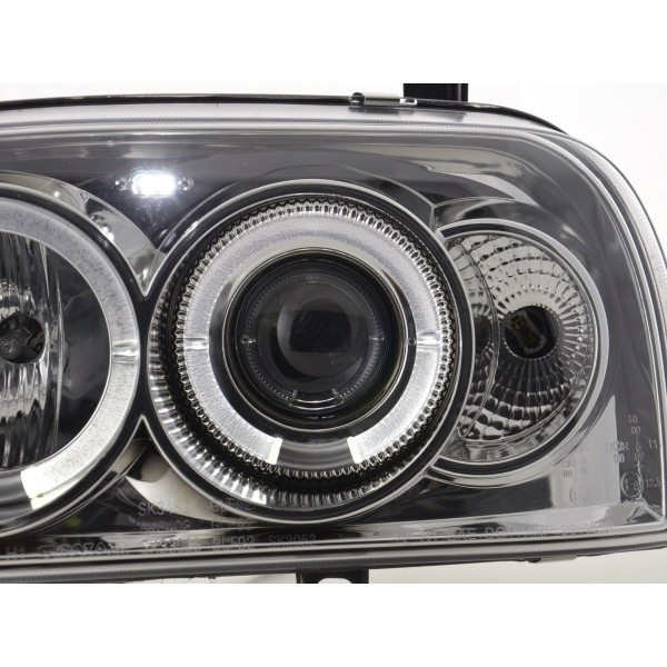 Headlight set VW Golf 3 type 1HXO 1 EXO 91 97 chrome