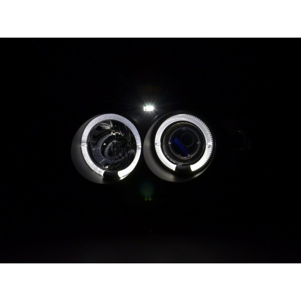 Headlight set VW Golf 3 type 1HXO 1 EXO 91 97 black