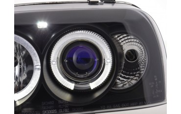 Headlight set VW Golf 3 type 1HXO 1 EXO 91 97 black