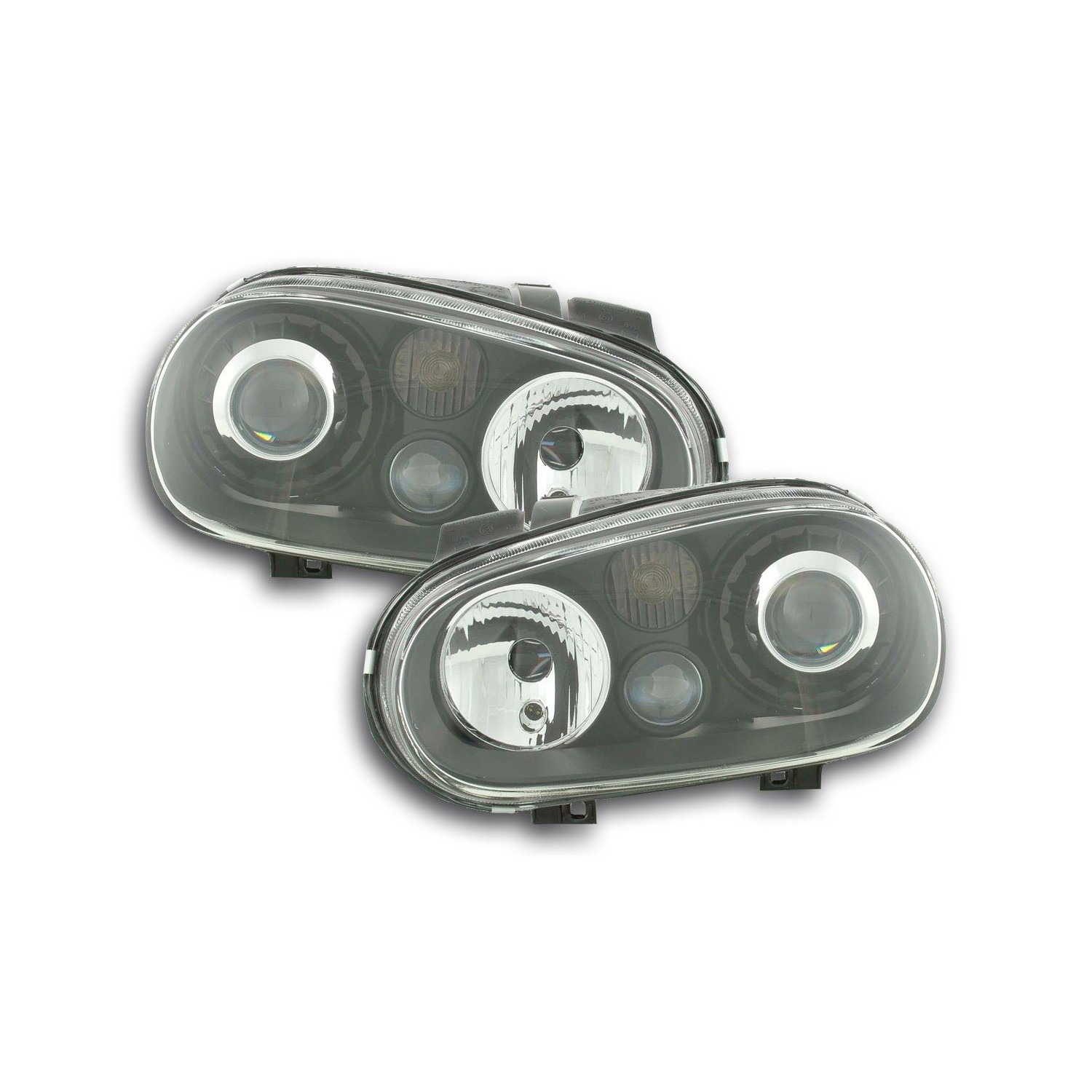 Headlight set VW Golf 4 type 1J 98 03 black