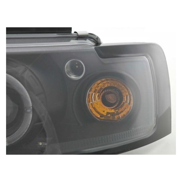 Headlight set VW Passat type 3B 97 00 black