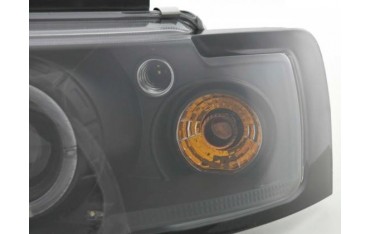Headlight set VW Passat type 3B 97 00 black