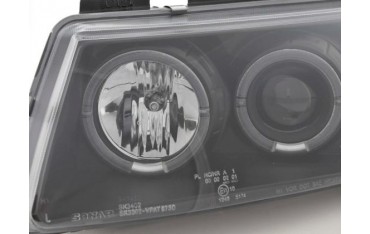 Headlight set VW Passat type 3B 97 00 black