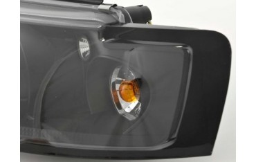 Headlight set VW Passat type 3B 97 00 black