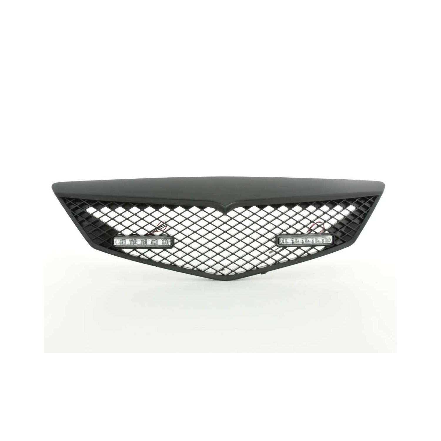 Sports grill with position light front grill Mazda 2 type DY 03 07 black
