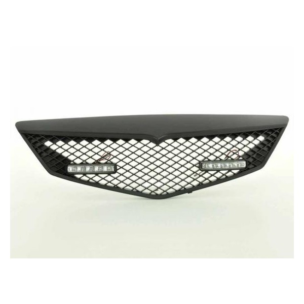 Sports grill with position light front grill Mazda 2 type DY 03 07 black