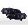 LED headlight set with LED daytime running lights and AFS chip BMW X5 E70 year 08 13 black for right hand drive vehicles