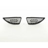 Sport grill with position light front grill Renault Megane 99 02 black