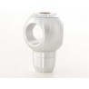 Gear knob aluminum with crystals surface chrome