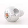 Gear knob aluminum with crystals surface chrome