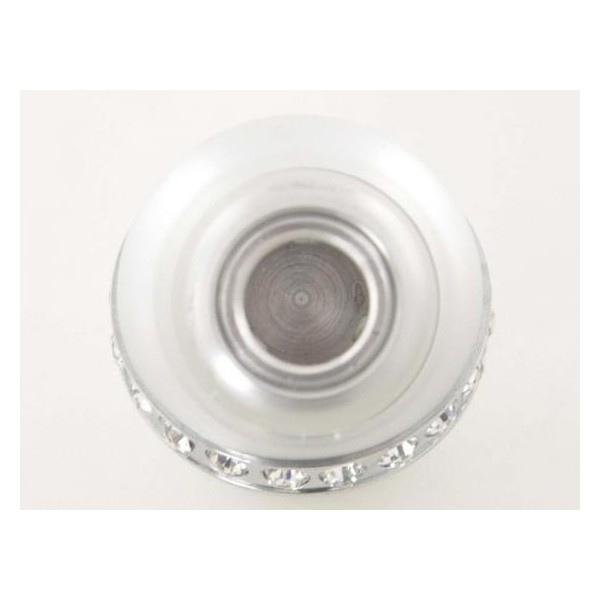 Gear knob aluminum with crystals surface chrome