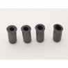 Gear knob aluminum with crystals surface chrome
