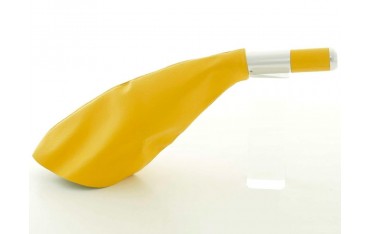 Handbrake handle design leather yellow universal yellow handbrake lever