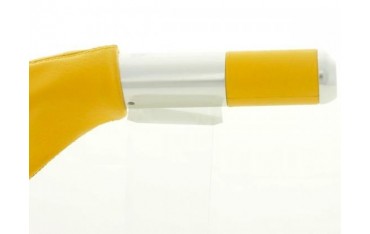 Handbrake handle design leather yellow universal yellow handbrake lever